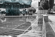 Cityscape in Contrast - Detroit's Monochromatic Carousel Photograph by Brigitte Blanchette Thompson Cityscape in Contrast - Detroit's Monochromatic Carousel Photograph by Brigitte Blanchette Thompson