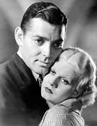 CLARK GABLE and JEAN HARLOW in HOLD YOUR MAN -1933-, directed by SAM WOOD. Photograph by Album