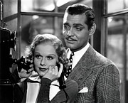CLARK GABLE and JEAN HARLOW in WIFE VS. SECRETARY -1936-, directed by CLARENCE BROWN. Photograph by Album