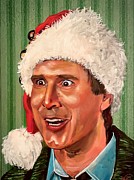 Clark Griswold - Chevy Chase - Christmas Vacation Painting by Joel Tesch