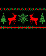 Classic Ugly Christmas Sweater Digital Art by Flippin Sweet Gear