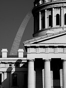 Classical Courthouse Arch Black White Photograph by Patrick Malon