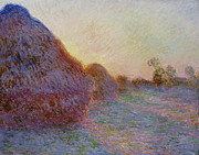 Claude Monet, Haystacks Painting by Claude Monet