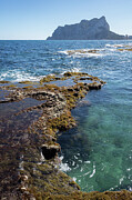 Clear water and the Penon de Ifach in Calpe Photograph by Adriana Mueller