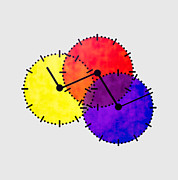 Clocks Digital Art by John Haldane