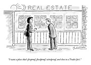 Close to a Trader Joe's Drawing by Anne Fizzard