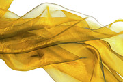 Closeup Of The Golden Wavy Organza Fabric Photograph by Severija Kirilovaite Closeup Of The Golden Wavy Organza Fabric Photograph by Severija Kirilovaite