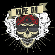 Cloud Chaser Vaping Rocker Vape On Digital Art by Mister Tee