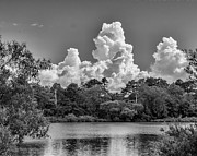 Clouds Over The Pond Photograph by Cathy Kovarik
