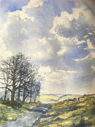 Cloudy Day at Troutsdale Painting by Glenn Marshall Cloudy Day at Troutsdale Painting by Glenn Marshall