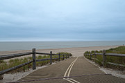 Cloudy Morning Beach Path Photograph by Matthew DeGrushe Cloudy Morning Beach Path Photograph by Matthew DeGrushe