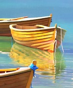 Coastal Gathering Painting by Tammy Lee Bradley