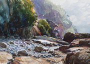 Coastal Wilderness Painting by Steve Henderson Coastal Wilderness Painting by Steve Henderson