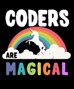 Coders Are Magical Digital Art by Flippin Sweet Gear