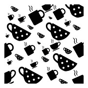 Coffee Cup Pattern Photograph by Sharon Popek