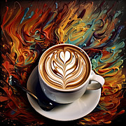 Coffee Lover Digital Art by Lourry Legarde