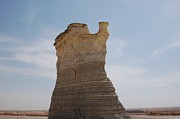 Coffee Pot Shaped Monument Rock in Kansas Photograph by Granny B Photography