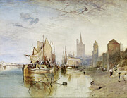 Cologne, the Arrival of a Packet-Boat, Evening, 1826 Painting by Joseph Mallord William Turner - GRANGER Historical Picture Archive Cologne, the Arrival of a Packet-Boat, Evening, 1826 Painting by Joseph Mallord William Turner - GRANGER Historical Picture Archive