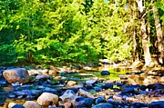 Colonial Creek, North Cascades National Park Mixed Media by Tatiana Travelways