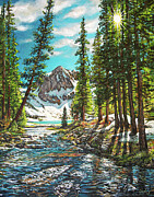 Colorado Painting - Snowmass Afternoon Painting by Aaron Spong