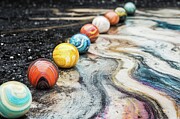 Colorful Celestial Marbles Digital Art by Matthias Hauser
