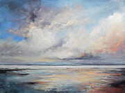 Colorful Memories Seascape Coastal Art Painting by Jai Johnson
