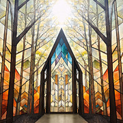 Colorful Mosaic in Nature - Mosaic Art Painting by Lourry Legarde