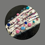 Colorful pebbles Glass Art by Bentley Davis