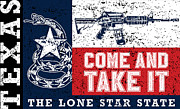 Come And Take It Texas The Lone Star State Digital Art by Jacob Zelazny