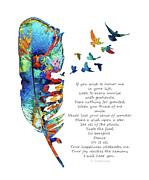 Comforting Grief Sympathy Art - Do It All Painting by Sharon Cummings