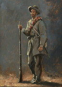 Confederate Infantryman Army of Northern Virginia1862 Painting by Mark Maritato