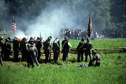 Confederates volley fire on advancing Union soldiers Photograph by Steve Estvanik Confederates volley fire on advancing Union soldiers Photograph by Steve Estvanik