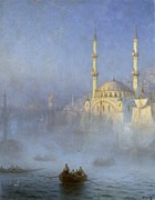 Constantinople - the Top-Kahne Mosque - Ivan Aivazovski Digital Art by Samuel HUYNH