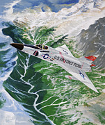Convair F-102A Delta Dagger Painting by Steve Ferguson