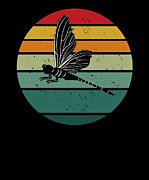 Cool Dragonfly Graphic Insects Lover Digital Art by Orgence Matungwa