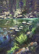 Cool Waters Pastel by Sandra Lee Scott