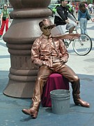 Copper Man 2nd Sunday Photograph by Michael Descher Copper Man 2nd Sunday Photograph by Michael Descher