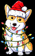 Corgi Light Digital Art by Jacob Zelazny