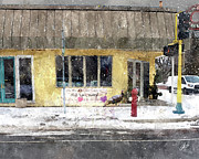 Corner Bakery with Turkey in South Minneapolis Digital Art by Glenn Galen