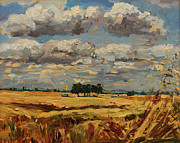 Cornfeild Painting by Peregrine Roskilly Cornfeild Painting by Peregrine Roskilly