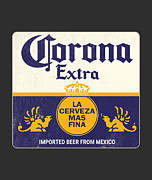 Corona Extra Vintage Retro Digital Art by Kirania Finest