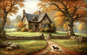 Cottage - Waiting for my master to come home Photograph by Mike Savad