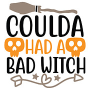Coulda had a bad witch Digital Art by Jacob Zelazny