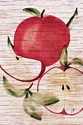 Country apples watercolor Digital Art by Tatiana Travelways