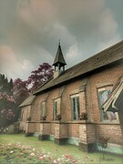 Country Chapel 3 0f 5 Digital Art by Call Me Abbie - Abbie Shores