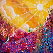 Country Lights #25 Painting by Cindy Thornton