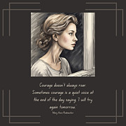 Courage and Hope Digital Art by Cindy's Creative Corner
