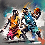Court Rivalry Digital Art by Retro Movie Posters