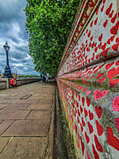 Covid Memorial Wall Photograph by Andrea Whitaker Covid Memorial Wall Photograph by Andrea Whitaker