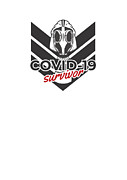 Covid19 Survivor Digital Art by Jeff Creation